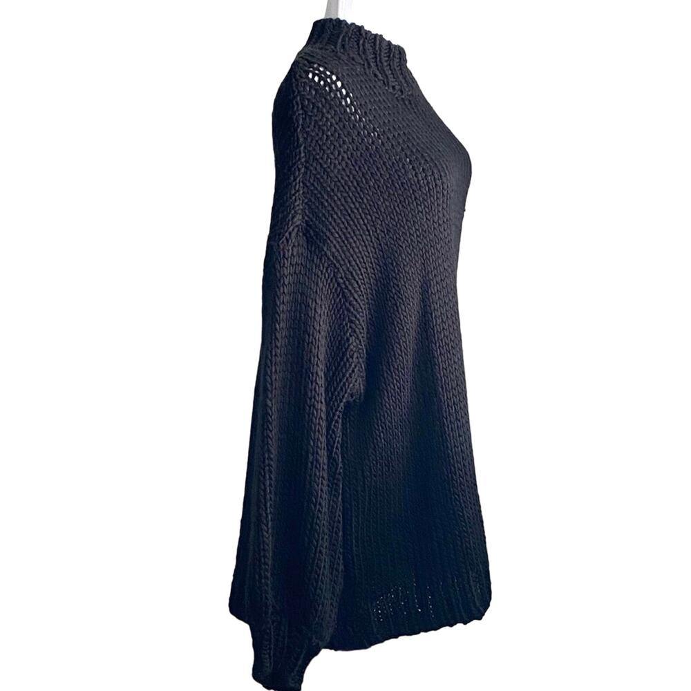 SHOW ME YOUR MUMU Jude Wool Sweater XL Chunky Knit Balloon Sleeve Oversized Boho - Picture 5 of 15